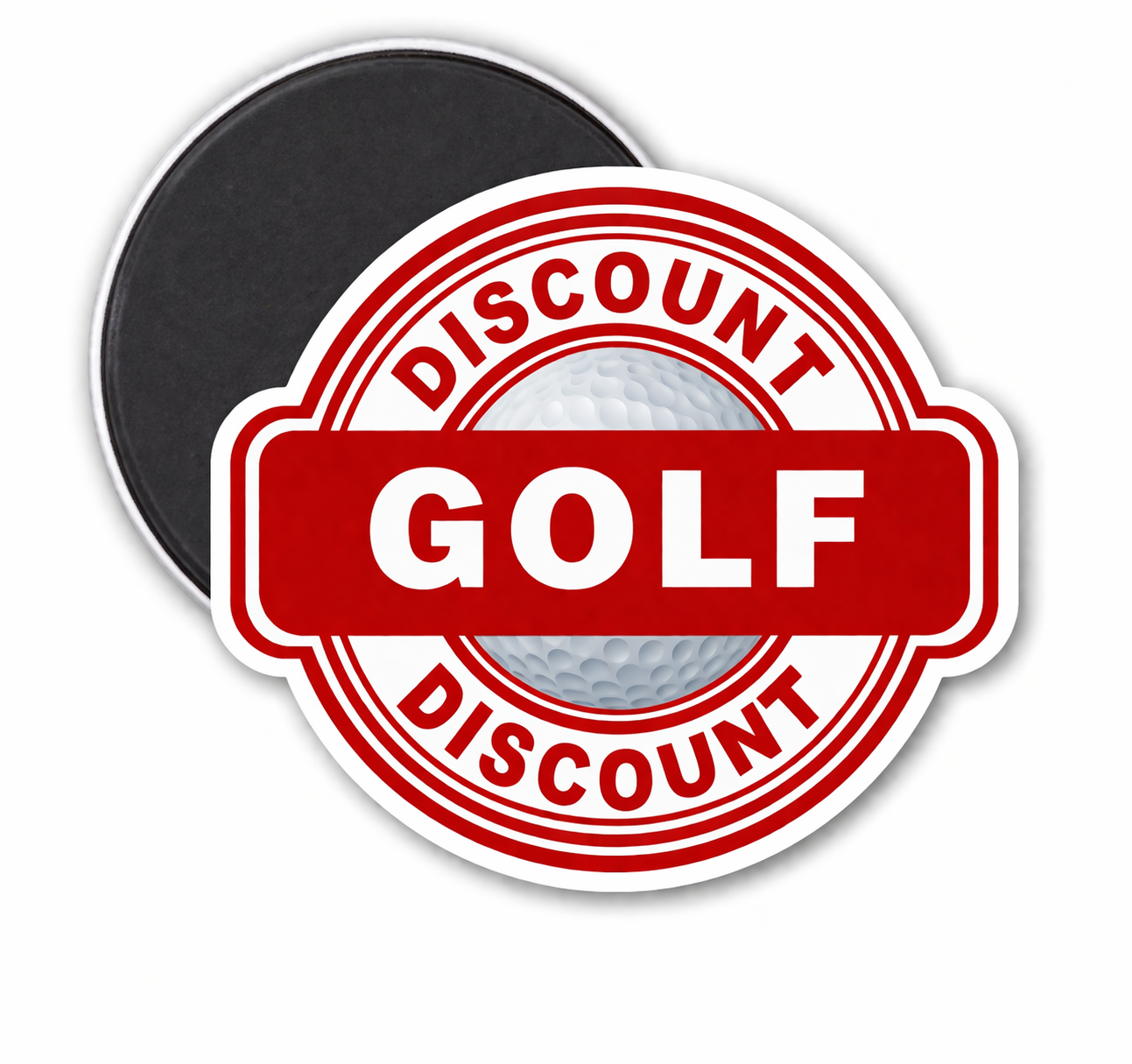 Discount Golf Diecut Magnet