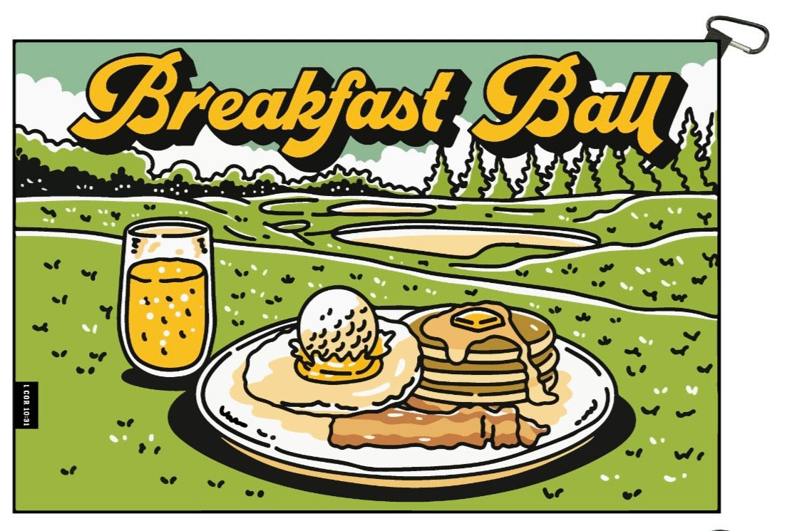 Breakfast Ball Towel