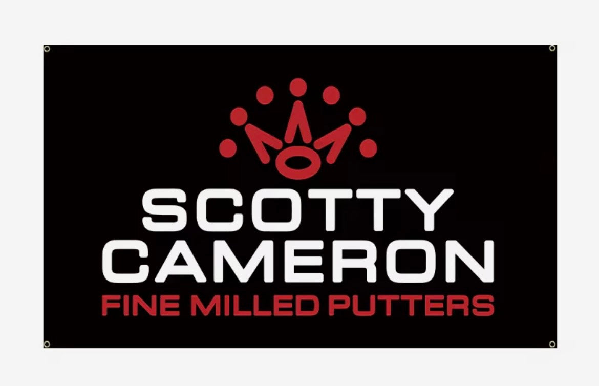 Scotty Cameron Red Crown 2x3 ft Banner