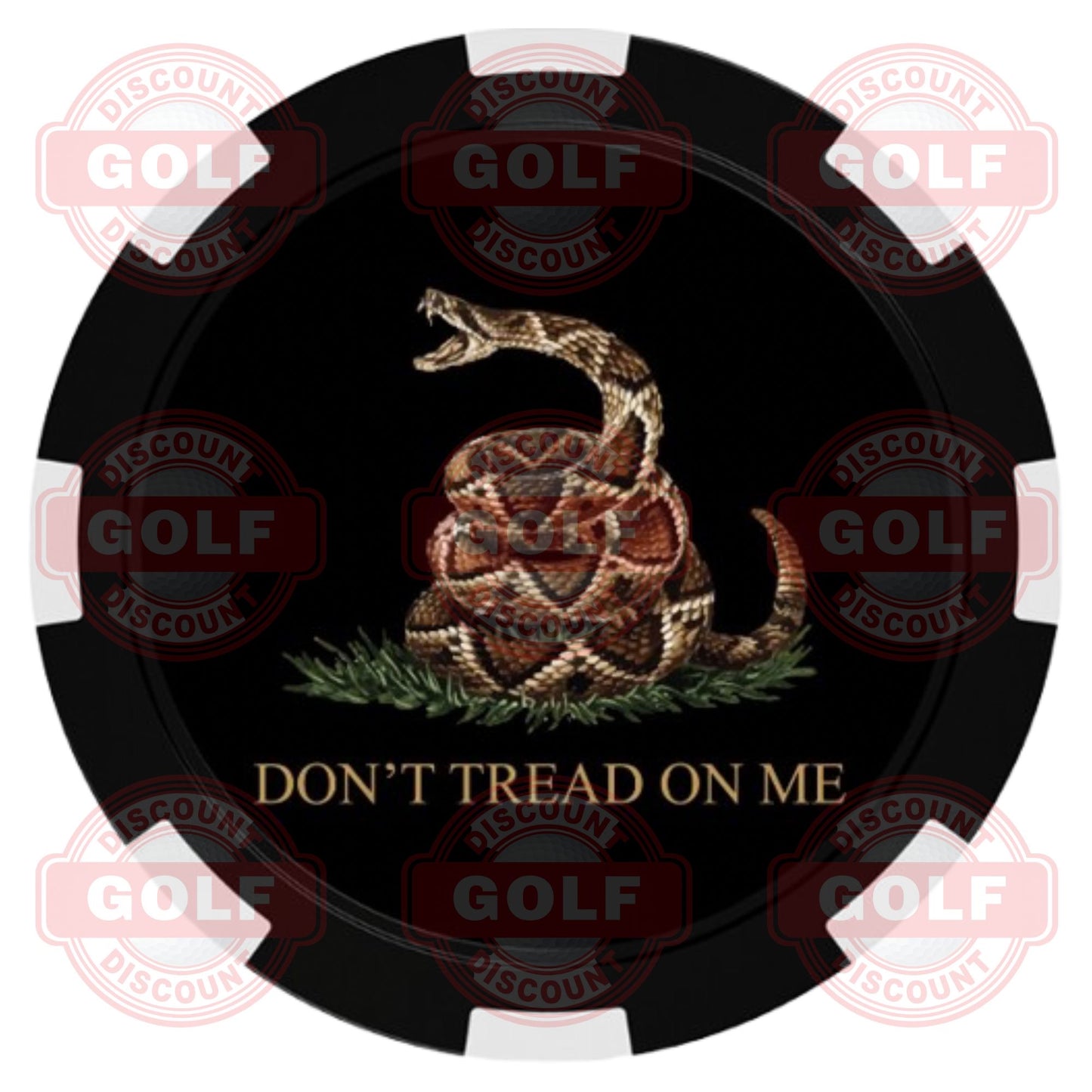 Don’t Tread On Me Black Ballmarker