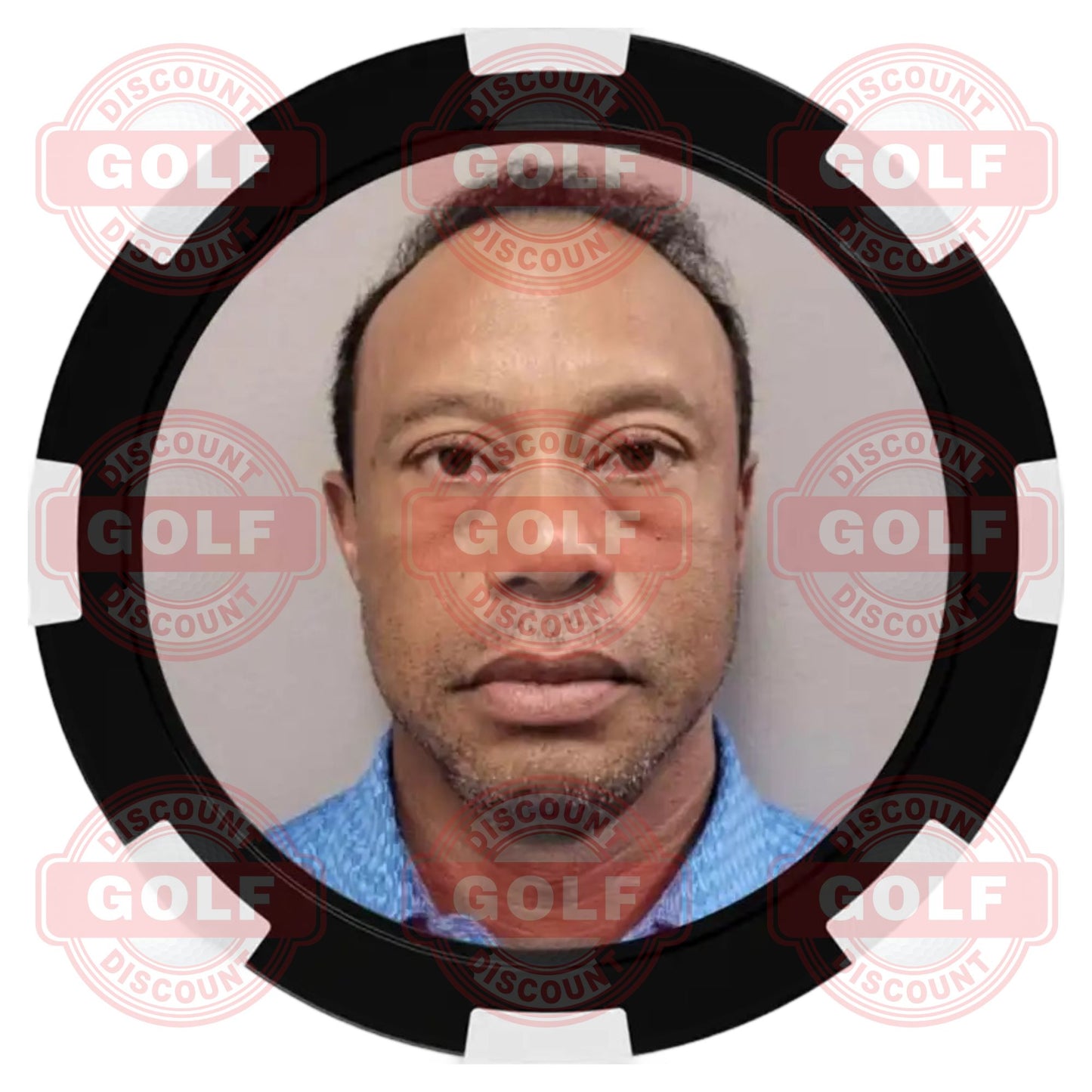 Tiger Woods Mugshot 2.0 Ballmarker