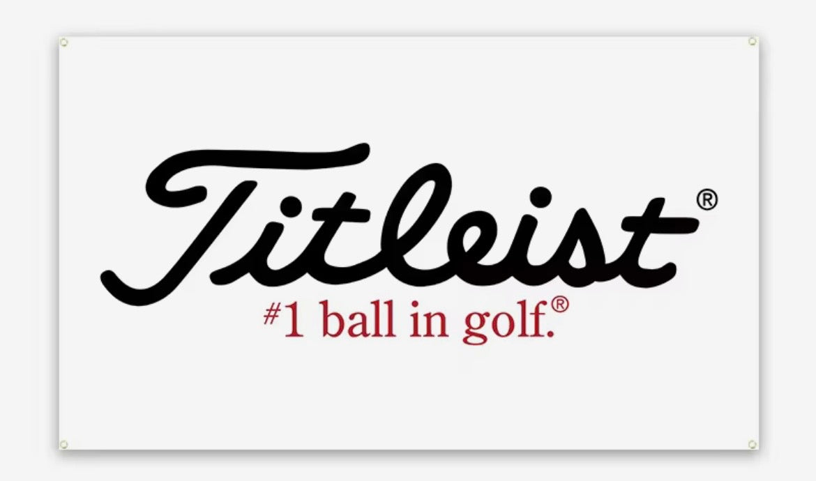 Titleist #1 Ball in Golf 2x3 ft Banner