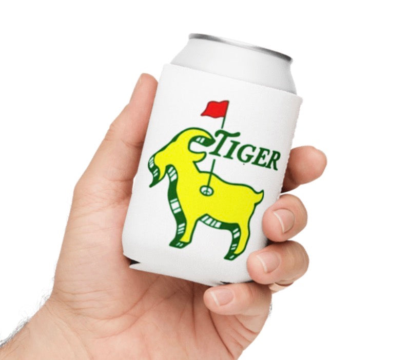 Tiger Goat Koozie