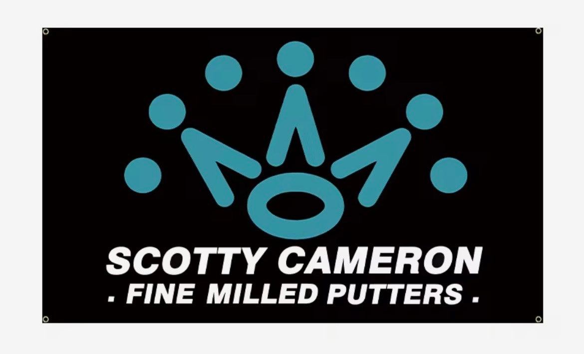 Scotty Cameron Tiffany Blue Crown 2x3 ft Banner