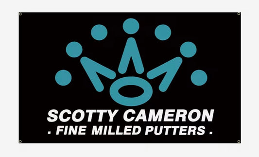 Scotty Cameron Tiffany Blue Crown 2x3 ft Banner
