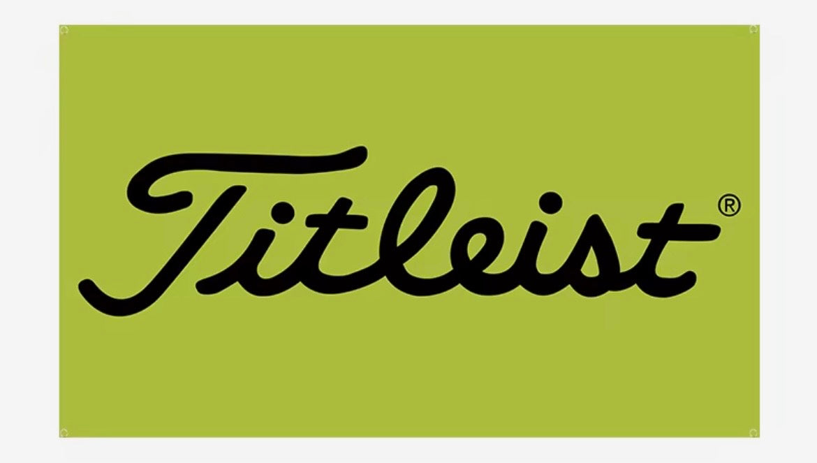 Green Titleist 2x3 ft Banner
