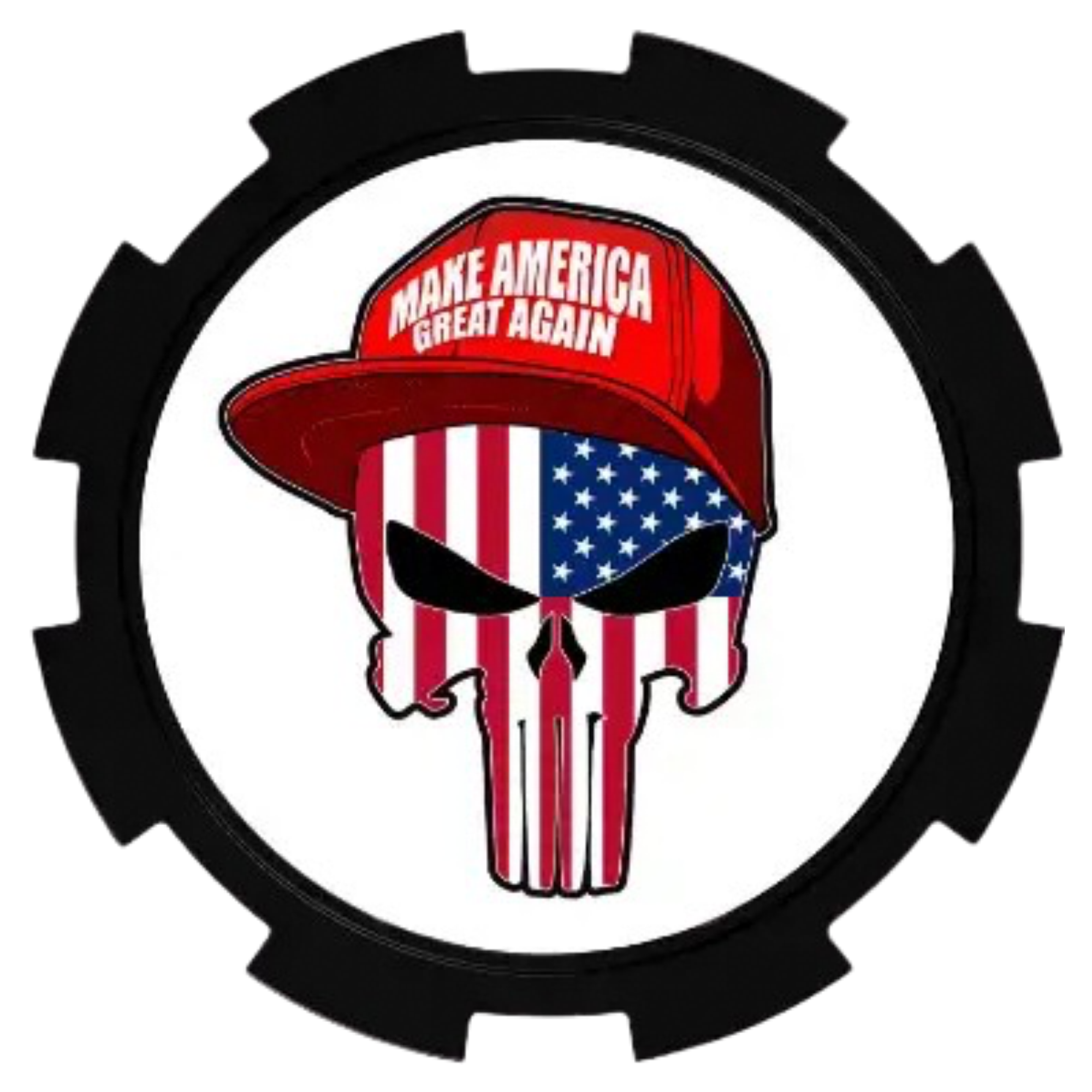 MAGA Punisher Skull Ballmarker