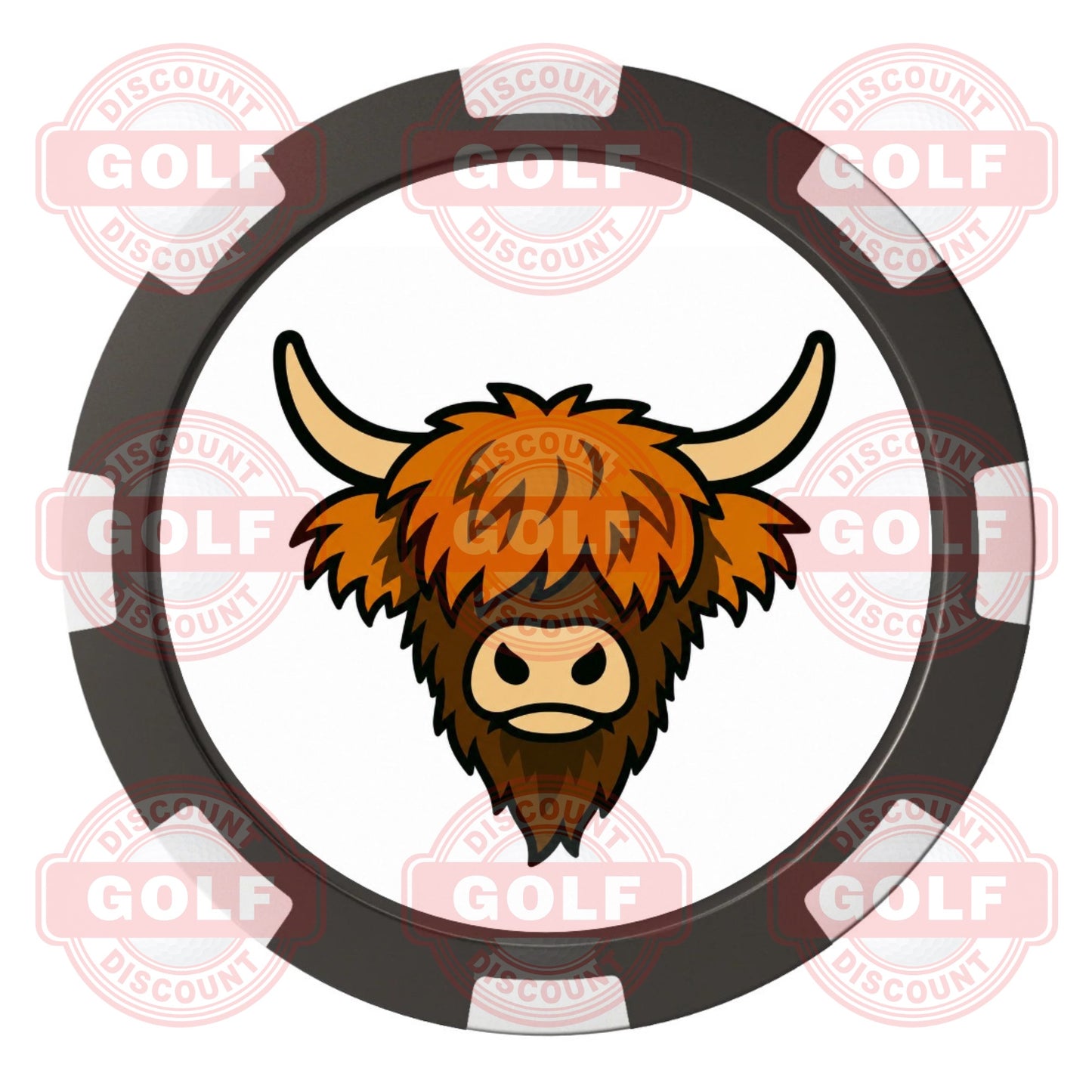 Highland Cow Ballmarker