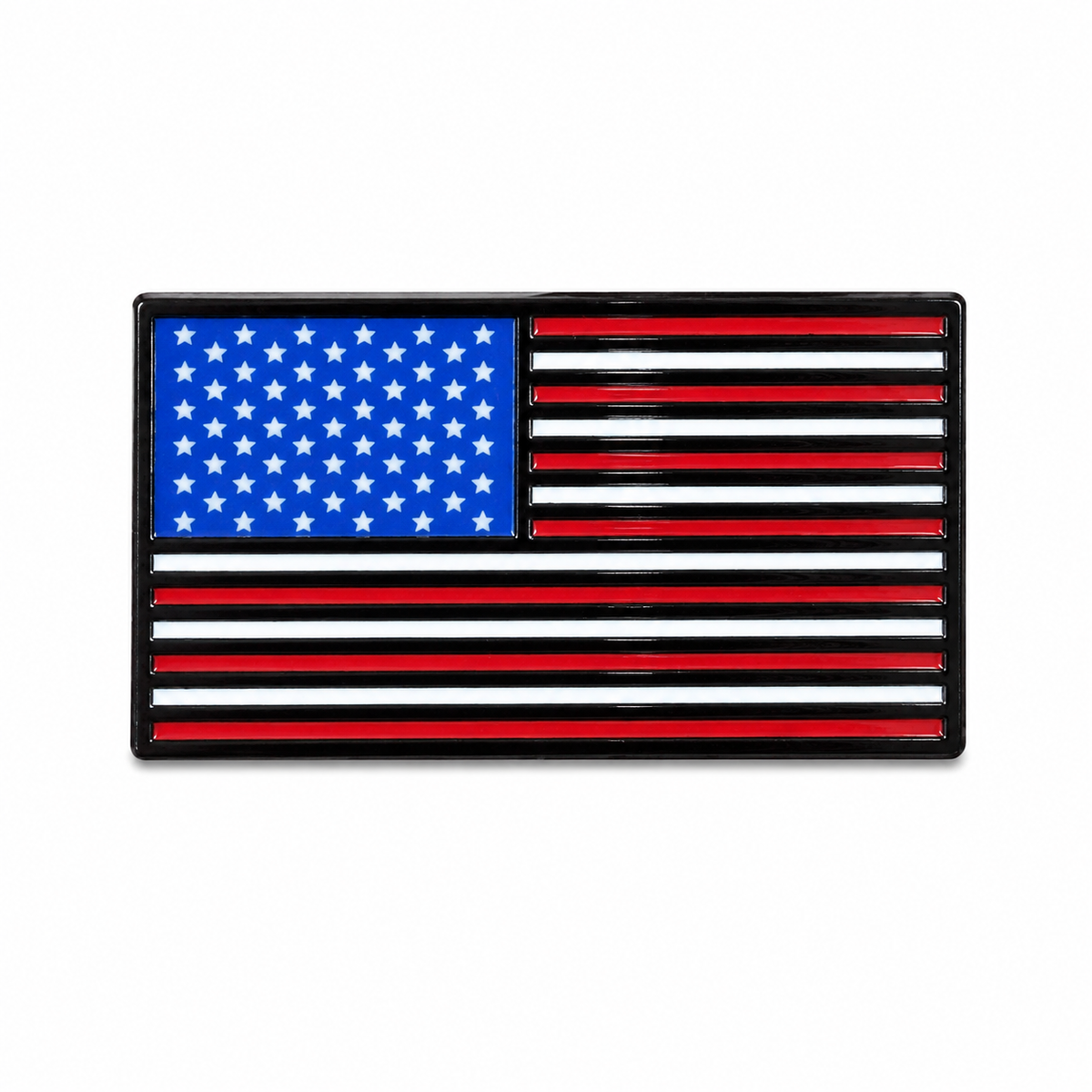 American Flag Metal Ballmarker