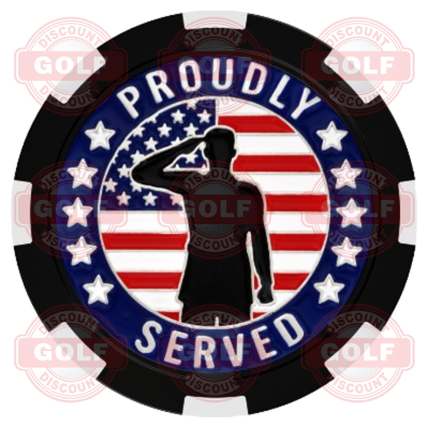 Veterans Proudly Served Ballmarker