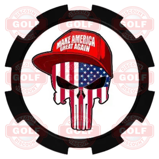 MAGA Punisher Skull Ballmarker