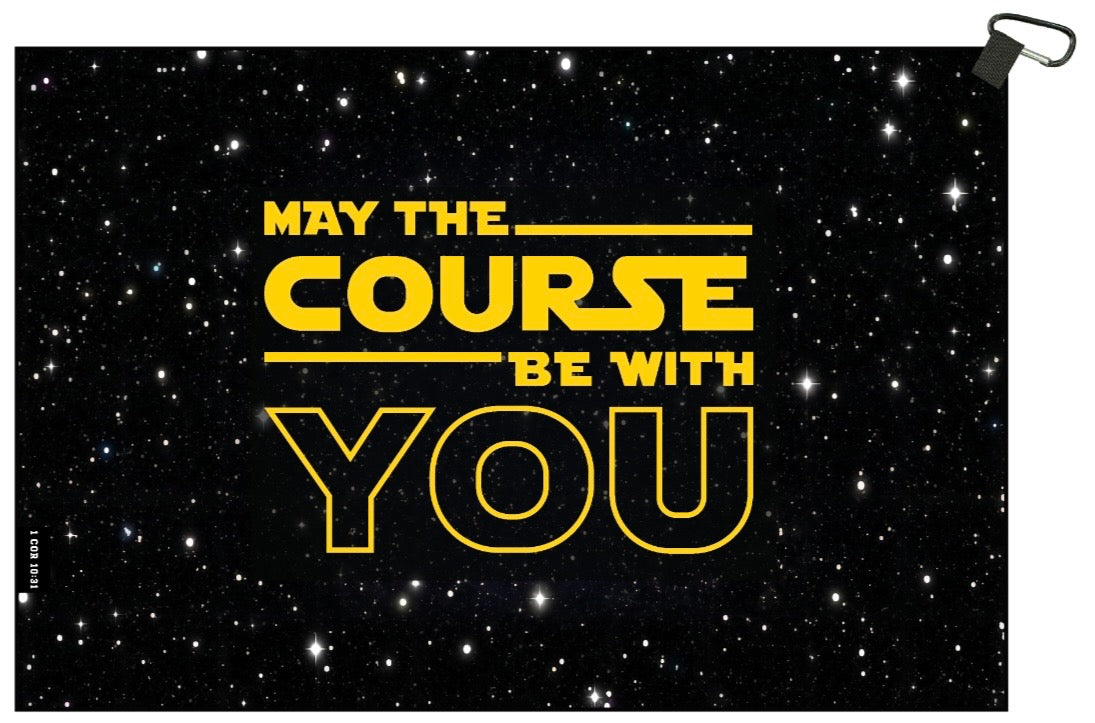 May The Course Be With You Towel