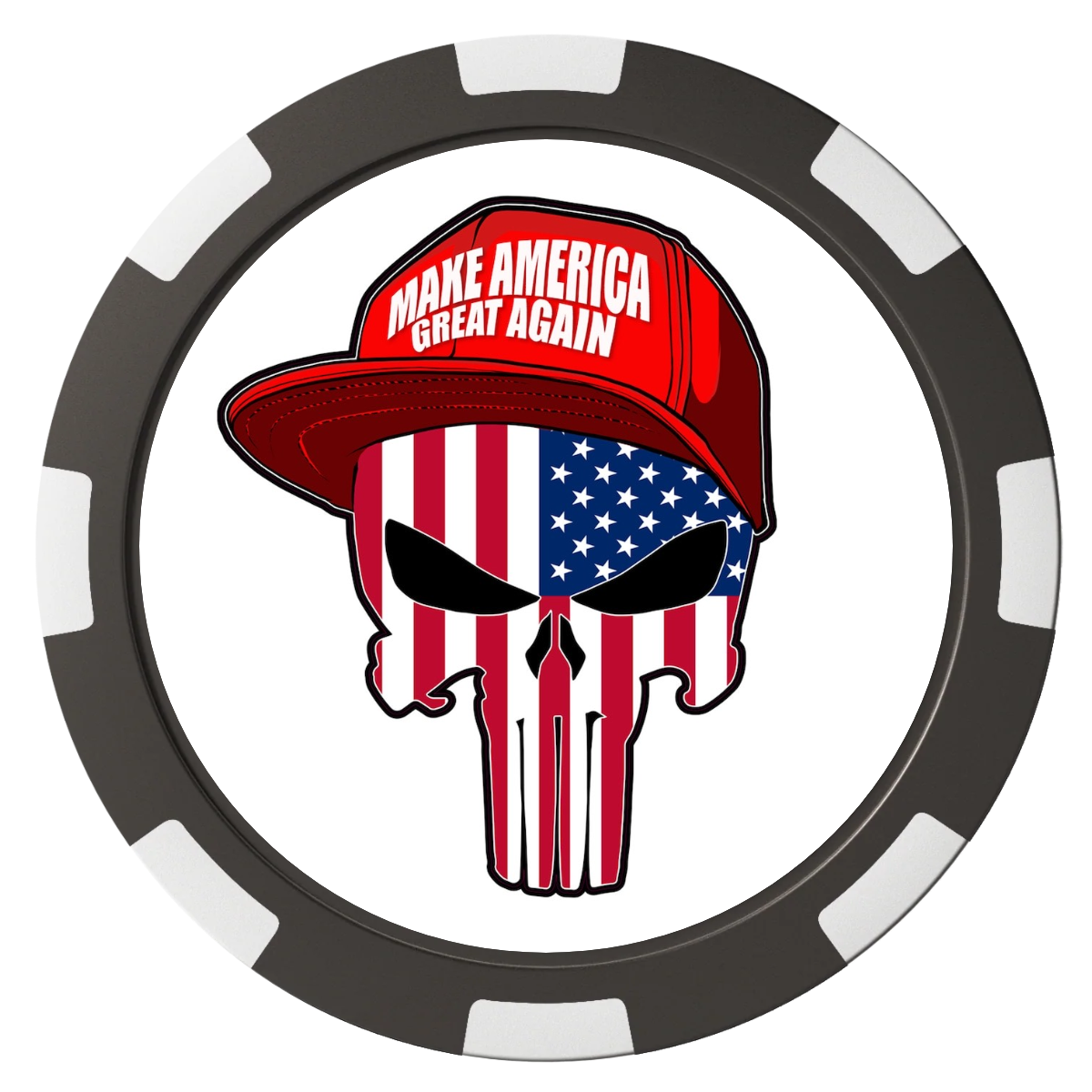 MAGA Punisher Skull Ballmarker