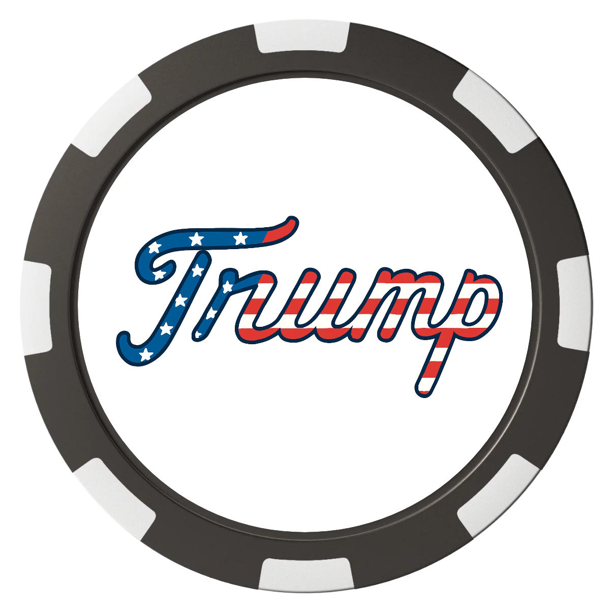 Trump USA Flag Ballmarker